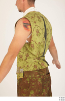   Photos Man in Historical Civilian suit 3 18th century civilian suit medieval clothing tattoo upper body vest 0003.jpg
